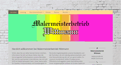 Desktop Screenshot of mw-malermeister.de